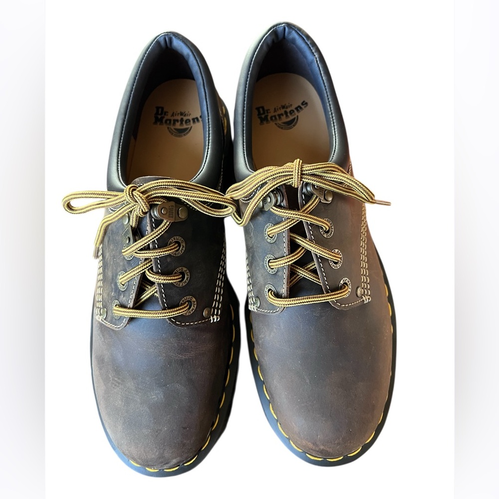Dr. Martens NEW 8053 ARC CRAZY HORSE LEATHER PLATFORM CASUAL SHOES Size 11 - Picture 4 of 14